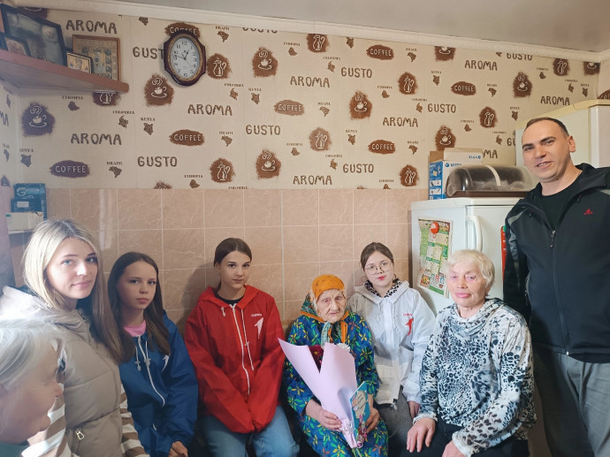 В гостях у труженицы тыла Бочаровой Анны Федоровны!