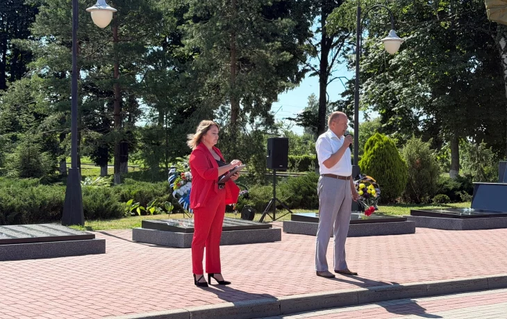 Митинг, посвященный 83-й годовщине начала Курской битвы