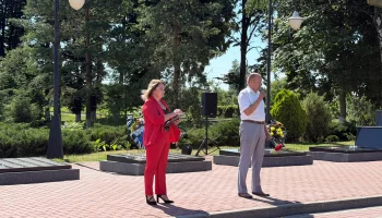Митинг, посвященный 83-й годовщине начала Курской битвы
